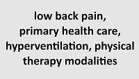 Breathing pattern disorders in females with nonspecific low back pain: a pilot study in Croatian primary care physiotherapy