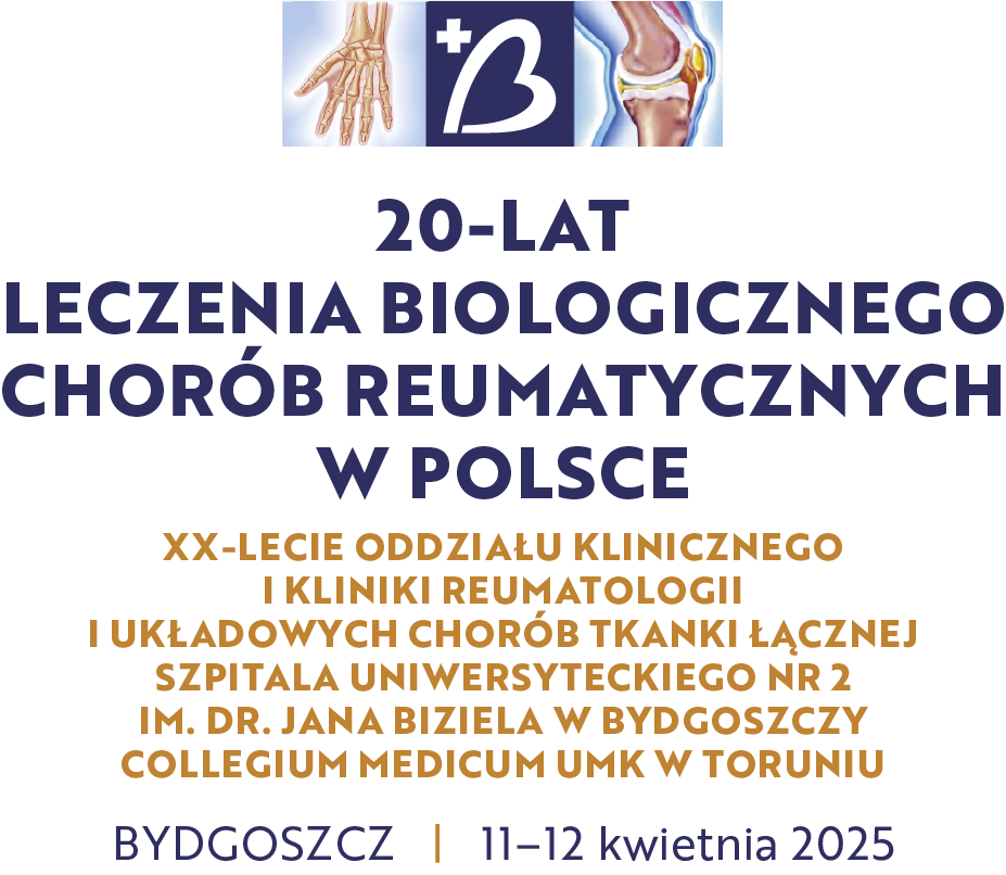 20-LAT LECZENIA BIOLOGICZNEGO CHORÓB REUMATYCZNYCH W POLSCE